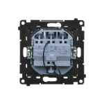 Simon 55 WMDL-031xx5-116 Przycisk potrójny z podświetleniem LED (moduł) 10 AX, 250 V~, szybkozłącza; Grafitowy mat