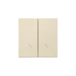 Simon 55 WMDL-K8x4xx-144 Klawisz podwójny z piktogramami "schody" do: SW6/2WM; Szampański mat