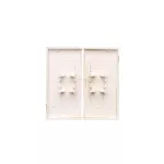 Simon 55 WMDL-K8x4xx-144 Klawisz podwójny z piktogramami "schody" do: SW6/2WM; Szampański mat