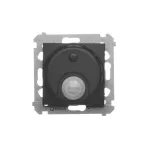 Simon 54 WMDR-001R00-049 Łącznik z czujnikiem ruchu z przekaźnikiem (moduł) 8(2) A, 230V~; czarny Wymagana instalacja 3-przewodowa