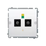 Simon Basic WMUE-012000-1013 Gniazdo ekwipotencjalne podwójne (moduł); biały