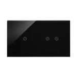 Simon 54 Touch WMDZ-01113S-073 Panel dotykowy S54 Touch, 2 moduły, 1 pole dotykowe + 2 pola dotykowe poziome, zastygła lawa