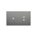 Simon 54 Touch WMDZ-01114S-071 Panel dotykowy S54 Touch, 2 moduły, 1 pole dotykowe + 2 pola dotykowe pionowe, srebrna mgła