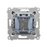 Simon 54 WMDL-011x2x-046 Łącznik jednobiegunowy z podświetleniem LED (moduł) 16AX, 250V~, zaciski śrubowe; brąz mat