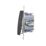 Simon 54 WMDL-0702xx-048 Łącznik krzyżowy podwójny (moduł) 10AX, 250V~, szybkozłącza; antracyt