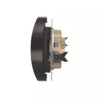 Simon 54 Nature WMDW-0021NM-046 Gniazdo wtyczkowe z uziemieniem z przesłonami podwójne do ramek NATURE (moduł) 16A, 250V~, zaciski śrubowe; brąz mat