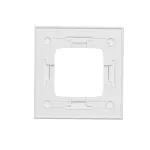 Simon 54 Nature WMDZ-0110xS-070 Ramka 1-krotna Nature-Szkło, BIAŁA PERŁA, IP20/IP44 (IP44-należy zastosować uszczelkę ramki DUN1)