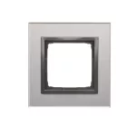 Simon 54 Nature WMDZ-0110xS-072 Ramka 1-krotna Nature-Szkło, BURZOWA CHMURA, IP20/IP44 (IP44-należy zastosować uszczelkę ramki DUN1)