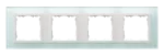 Simon 82 Nature W8-2647-60xxx-xxxx Ramka 4-krotna Nature-szkło, Natural / pierścień biały