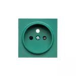 Simon 55 WMDW-P01111-133AB Pokrywa gniazda wtyczkowego pojedynczego do: SGZ1CM, SGZ1M; Antybakteryjny; Zielony