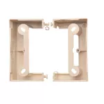 Simon Basic Neos WMYZ-22xNxx-9012 Puszka natynkowa pojedyncza, składana do ramek Basic NEOS. Głębokość 40 mm. (1 szt. PSCS/.. = 2 elementy); beż