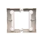 Simon Basic Neos WMYZ-22xNxx-H012 Puszka natynkowa pojedyncza, składana do ramek Basic NEOS. Głębokość 40 mm. (1 szt. PSCS/.. = 2 elementy); satynowy