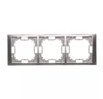 Simon Basic Neos WMYZ-04320N-J013 Ramka 3-krotna NEOS – uniwersalna poziom i pion; stal inox