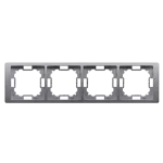 Simon Basic Neos WMYZ-04420N-J013 Ramka 4-krotna NEOS – uniwersalna poziom i pion; stal inox