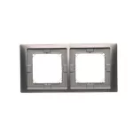 Simon Basic Neos WMYZ-04221N-J013 Ramka 2-krotna NEOS do wersji bryzgoszczelnej IP44 z kompletem uszczelek; stal inox