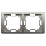 Simon Basic Neos WMYZ-04220N-H013 Ramka 2-krotna NEOS – uniwersalna poziom i pion; satynowy