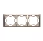 Simon Basic Neos WMYZ-04320N-H013 Ramka 3-krotna NEOS – uniwersalna poziom i pion; satynowy