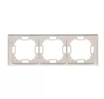 Simon Basic Neos WMYZ-04320N-H013 Ramka 3-krotna NEOS – uniwersalna poziom i pion; satynowy