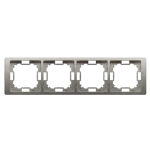 Simon Basic Neos WMYZ-04420N-H013 Ramka 4-krotna NEOS – uniwersalna poziom i pion; satynowy