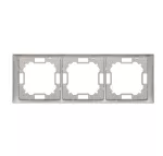 Simon Basic Neos WMYZ-04320N-4013 Ramka 3-krotna NEOS – uniwersalna poziom i pion; srebrny mat