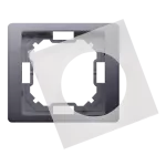 Simon Basic Neos WMYZ-04121N-4013 Ramka 1-krotna NEOS do wersji bryzgoszczelnej IP44 z uszczelką; srebrny mat