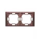 Simon Basic Neos WMYZ-04220N-W013 Ramka 2-krotna NEOS – uniwersalna poziom i pion; mahoniowy