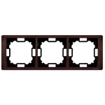 Simon Basic Neos WMYZ-04320N-W013 Ramka 3-krotna NEOS – uniwersalna poziom i pion; mahoniowy