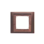 Simon Basic Neos WMYZ-04121N-W013 Ramka 1-krotna NEOS do wersji bryzgoszczelnej IP44 z uszczelką; mahoniowy