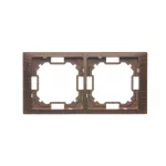 Simon Basic Neos WMYZ-04220N-E013 Ramka 2-krotna NEOS – uniwersalna poziom i pion; dębowy