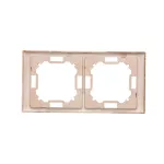 Simon Basic Neos WMYZ-04220N-E013 Ramka 2-krotna NEOS – uniwersalna poziom i pion; dębowy