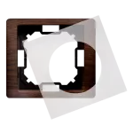 Simon Basic Neos WMYZ-04121N-E013 Ramka 1-krotna NEOS do wersji bryzgoszczelnej IP44 z uszczelką; dębowy
