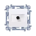 Simon 10 wc-ak1xxxx-01-11xx Gniazdo antenowe pojedyncze końcowe (moduł). Do instalacji indywidualnych; biały