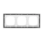 Simon 55 WMDZ-TRD3.166-111 Ramka 3-krotna DUO; Biała, podstawa złota