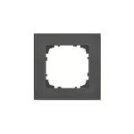 Simon 55 WMDZ-TRD1.163-149 Ramka 1-krotna DUO; Czarna, podstawa chrom