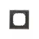 Simon 55 WMDZ-TRD1.163-149 Ramka 1-krotna DUO; Czarna, podstawa chrom