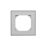 Simon 55 WMDZ-TRD1.149-143 Ramka 1-krotna DUO; Aluminium, podstawa czarna