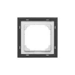 Simon 55 WMDZ-TRD1.149-143 Ramka 1-krotna DUO; Aluminium, podstawa czarna