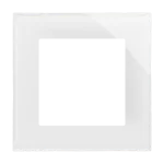 Simon 55 WMDZ-0110xZ-181 Ramka 1-krotna Nature; Szkło classic białe