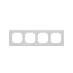 Simon 55 WMDZ-0140xZ-181 Ramka 4-krotna Nature; Szkło classic białe