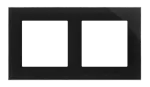 Simon 55 WMDZ-0120xZ-182 Ramka 2-krotna Nature; Szkło classic czarne