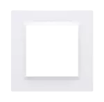 Simon 10 WC-R1xxxxxxx-11xx Ramka 1-krotna - uniwersalna poziom i pion; biały