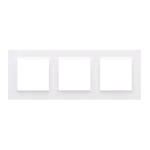 Simon 10 WC-R3xxxxxxx-11xx Ramka 3-krotna - uniwersalna poziom i pion; biały