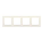 Simon 10 WC-R4xxxxxxx-41xx Ramka 4-krotna - uniwersalna poziom i pion; kremowy