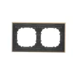 Simon 55 WMDZ-0120xZ-189 Ramka 2-krotna Nature; Inox szampański