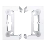 Simon 10 WC-SCxxxxxxx-11xx Puszka natynkowa pojedyncza, składana. Głębokość 40 mm; biały