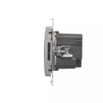 Simon 54 WMDZ-C2USBx-043 Ładowarka 2 x USB (moduł), 2.1 A, 5V DC, 230V; srebrny mat