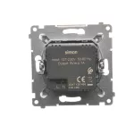 Simon 54 WMDZ-C2USBx-043 Ładowarka 2 x USB (moduł), 2.1 A, 5V DC, 230V; srebrny mat
