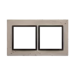 Simon 54 Nature WMDZ-0120xS-093 Ramka 2-krotna Nature-Beton, FUNDA MENTE, IP20/IP44 (IP44-należy zastosować zestaw uszczelek DUN2)