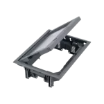 Simon Connect WSC-FB24112-1 Puszka podłogowa 8x K45 lub 4x SIMON500, z pokrywą 12mm z zamkiem; szary