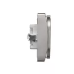 Simon Basic WMBW-12210x-H013 Gniazdo wtyczkowe z uziemieniem Schuko podwójne; satynowy